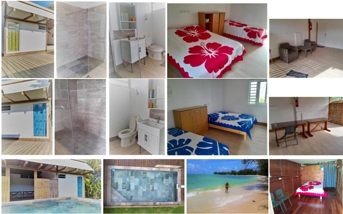 Mara'Ai Le Spot Tubuai Chambre Triple Taahueia Deluxe Sdb Privee Avec Piscine Mataura Buitenkant foto