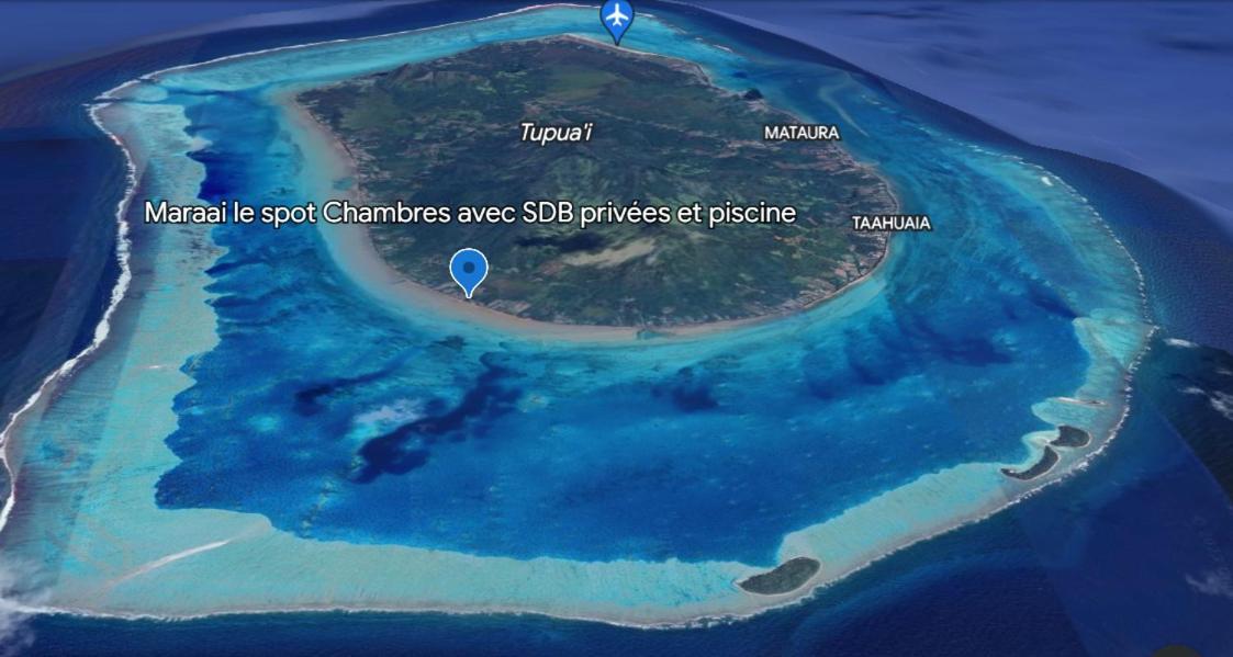 Mara'Ai Le Spot Tubuai Chambre Triple Taahueia Deluxe Sdb Privee Avec Piscine Mataura Buitenkant foto