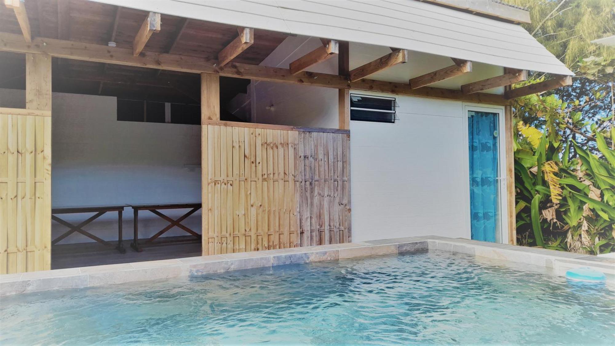 Mara'Ai Le Spot Tubuai Chambre Triple Taahueia Deluxe Sdb Privee Avec Piscine Mataura Buitenkant foto